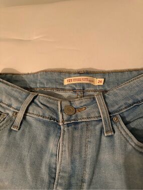 Levi's Light Blue High-Rise Skinny Jeans